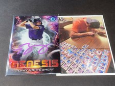 Benny Montgomery Rockies Auto Signed 2021 Bowman Draft Genesis