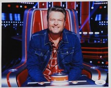 Blake Shelton JSA Autograph Signed 8 x 10 photo Blake Shelton JSA Autograph Signed 8 x 10 photo