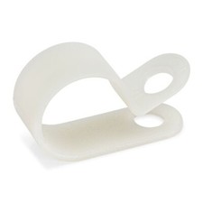CMC-3459-8-ST10, 5/16 In. Nylon Light Duty Cable Clamp in Natural color 100 pcs