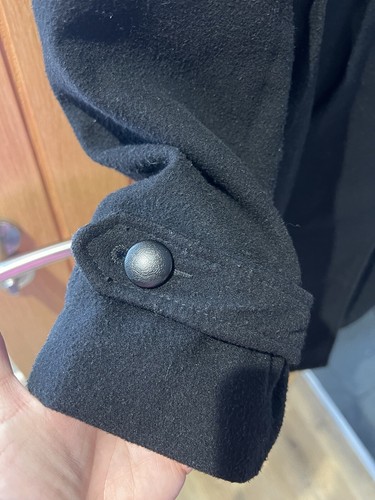 H&M Mama Black Maternity Coat Smart - Picture 4 of 5