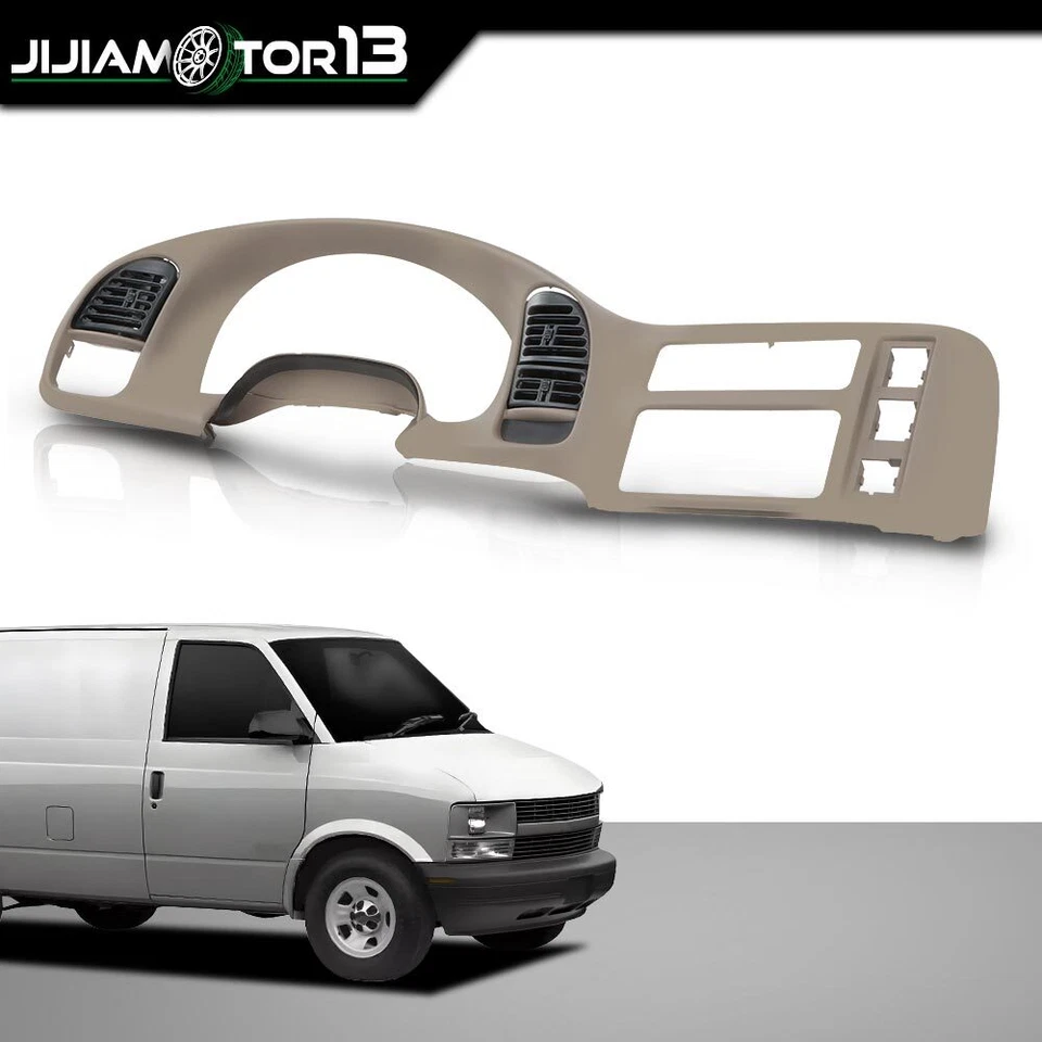 Panel de ventilación de bisel de ajuste tablero radio grupo apto para 95-05 Chevy Astro GMC Sarfari Foto 2 de 4