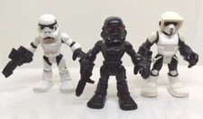 Lot of  3 STAR WARS Playskool GALACTIC HEROES Figures Storm Death Troopers