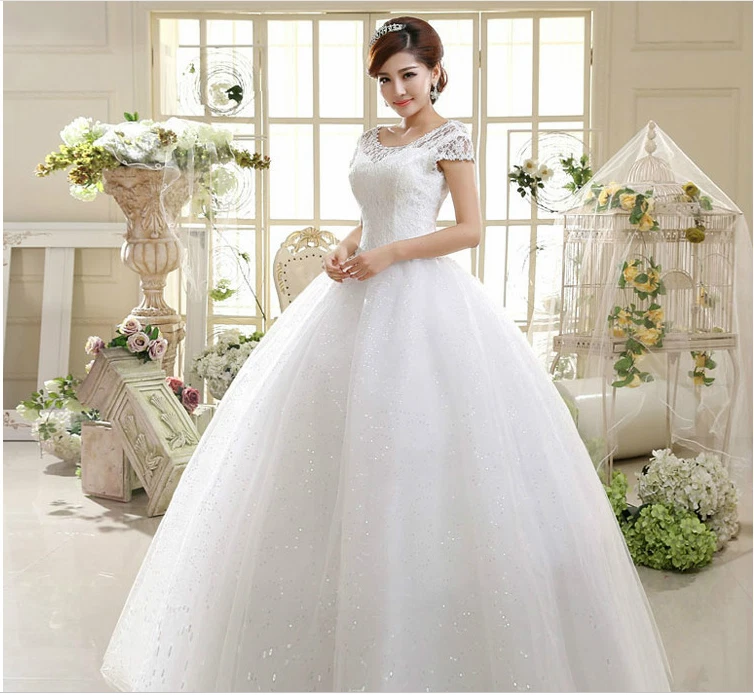 Elegant Turtleneck Ball Gown