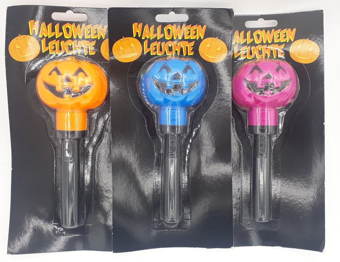 Kleine Halloween Taschenlampe Mit 5 Motiven – Projiziert Kürbisse, Geister, Fledermäuse & Mehr