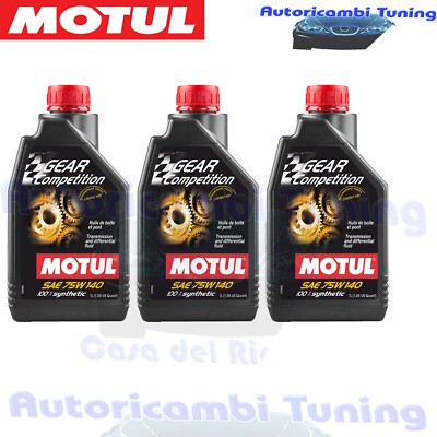 MOTUL 3 Lt Öl Austausch Differential Gear Competition 75W140 Lsd 100% Kunststoff