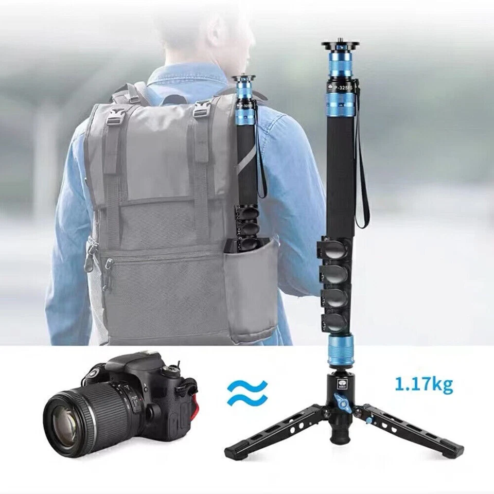 SIRUI P-325FS Camera Monopod Fold Carbon Fiber For Nikon Canon DSLR - Image 4 of 4