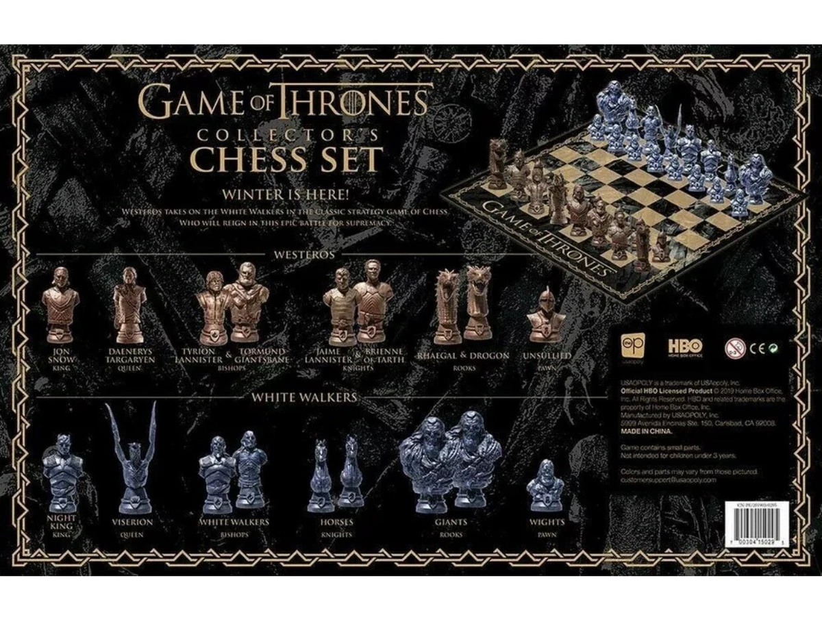 Game of Thrones Collector s Chess Set Collectible 32 Custom