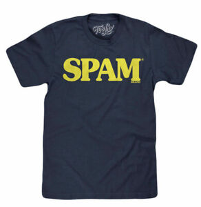 SPAM BRAND T-SHIRT MENS HEATHER CHARCOAL FOOD LOGO NOVELTY TEE COTTON CLASSIC