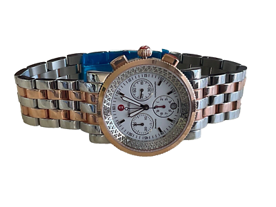 Michele Sport Sail White Diamond Dial 2 Tone Stainless  display picture 1