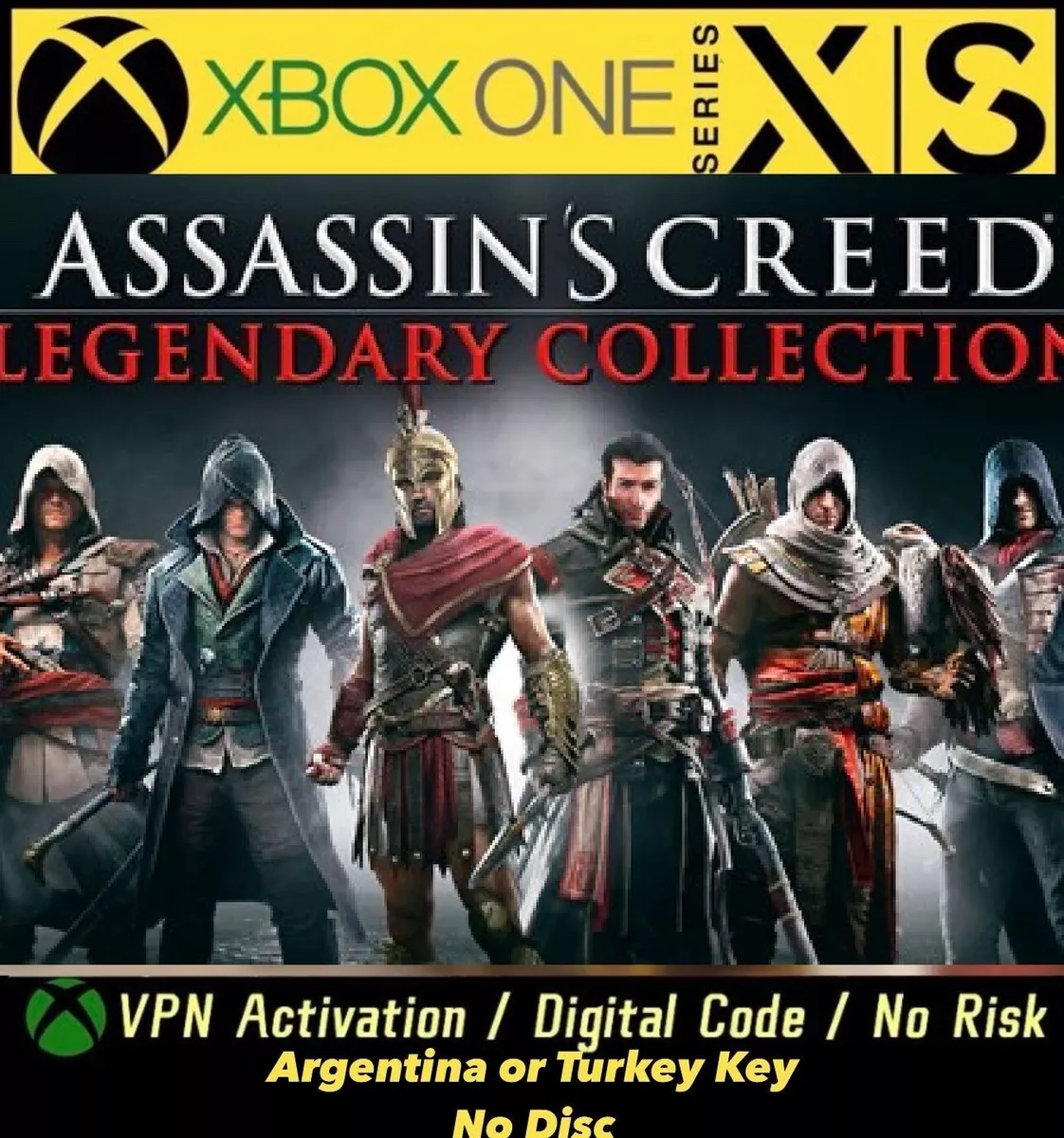 80% discount on Assassin's Creed Legendary Collection Xbox One — buy online  — XB Deals USA