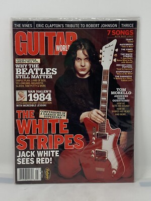 Guitar World Magazine May 2004 Tom Morello - Jack White - Van