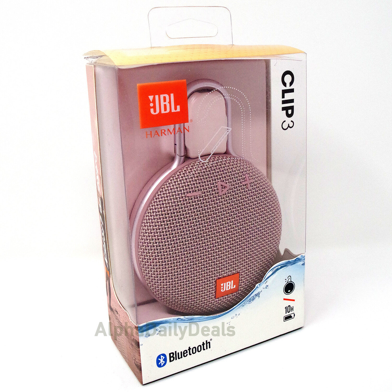 jbl clip 3 dusty pink