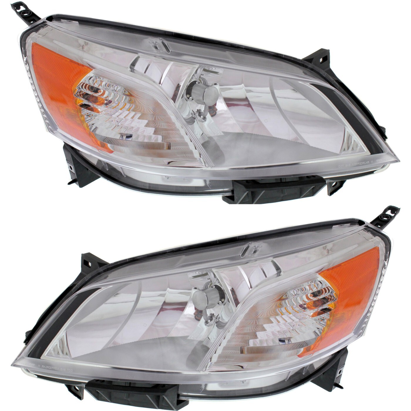 Headlight Set For 20132017 Nissan NV200 Left and Right With Bulb 2Pc