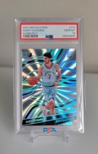 2021-22 Panini Revolution Sunburst #114 /60 Santi Aldama POP 3 GEM-MT PSA 10