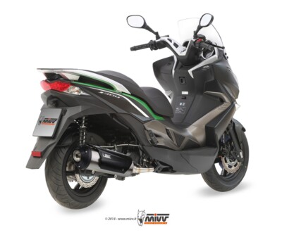 KOMPLETTER AUSPUFF MIVV URBAN KOMPATIBEL FÜR KAWASAKI J300 2014 > 2016 EDELSTAHL