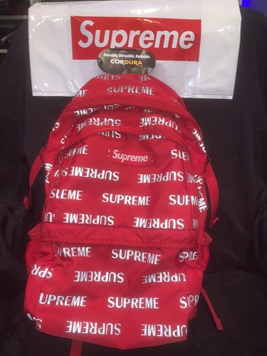 Supreme 3M Reflective Repeat Shoulder Bag FW16 Red | eBay