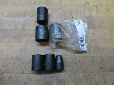 1 Blackhawk 5 Proto 6pt impact sockets SAE 1-1/16, 1, 7/8, 13/16 9/16 3/8 & 24mm