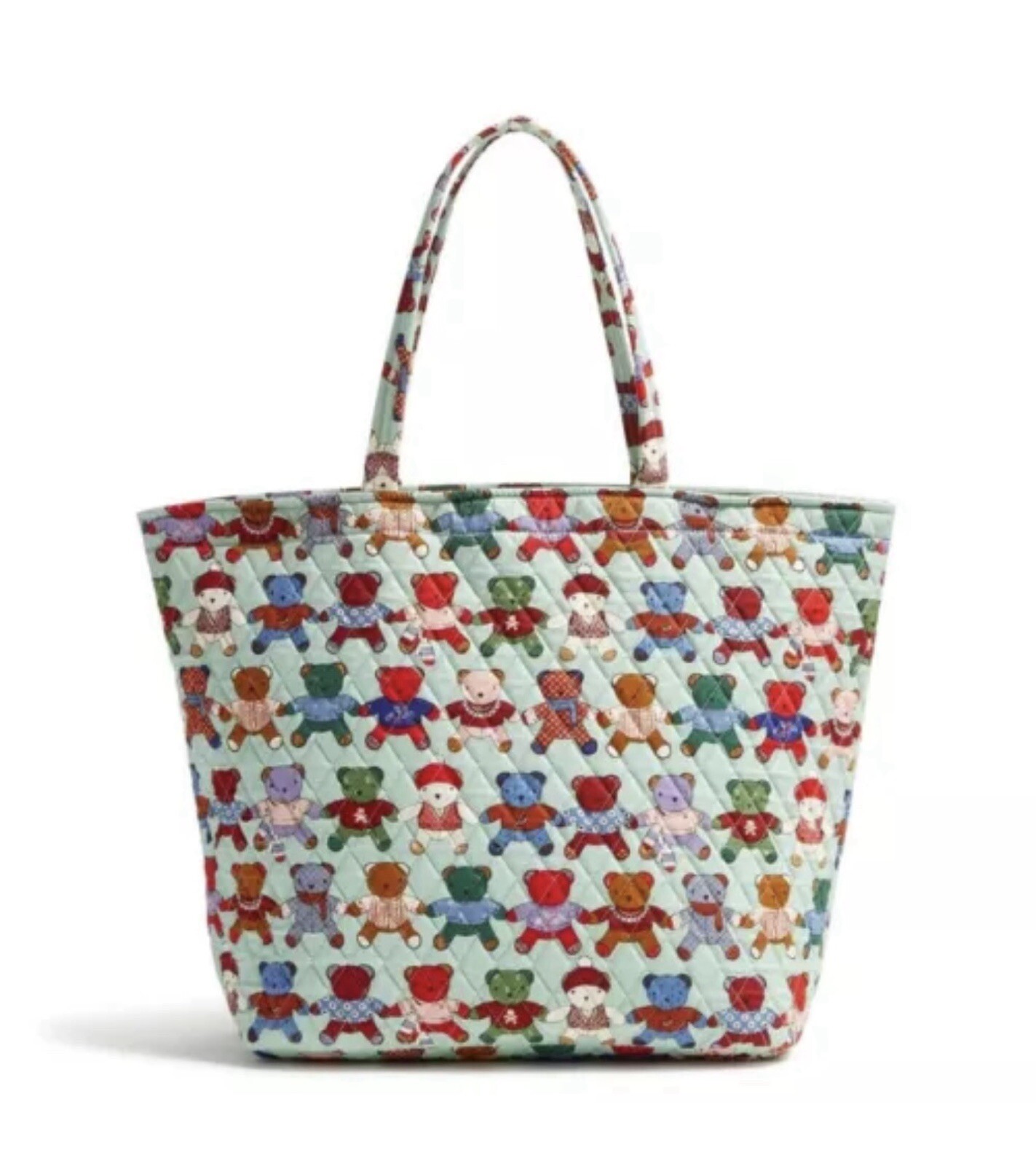 NWT Vera Bradley Essential Grand Tote in Toasty Teddies Design