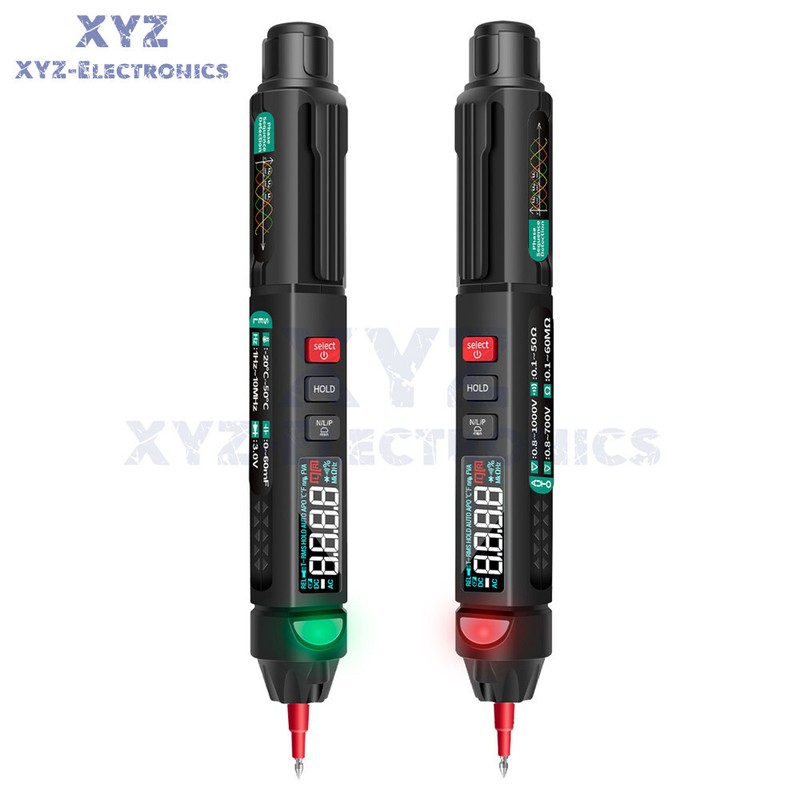 A3008 Mini Digital Multimeter Pen DC/AC Smart Voltage Tester Meter 6000 Counts