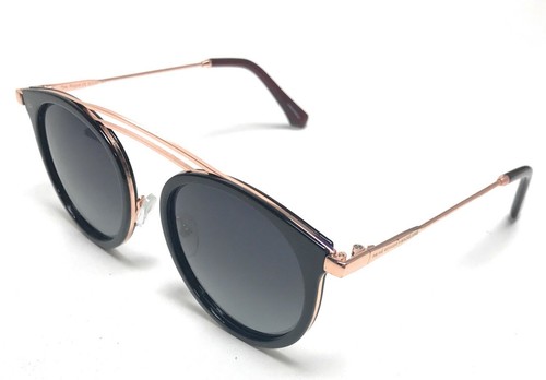 Prive Revaux - The Madelaine Rogue Polarized Sunglasses Black/Rose Gold w/case - Picture 3 of 4