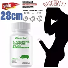 L-Arginine 120 Nitric Oxide,Testosterone Booster,Energy Support Capsules 3000 mg