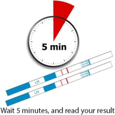 Clinical Guard LH Ovulation Test Strips - Pack Of 25, Individually Sealed, FDA Compliant