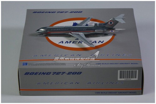 1:400 JC Wings AMERICAN AIRLINES BOEING 727-200 Passenger Airplane Diecast Model - Picture 8 of 10