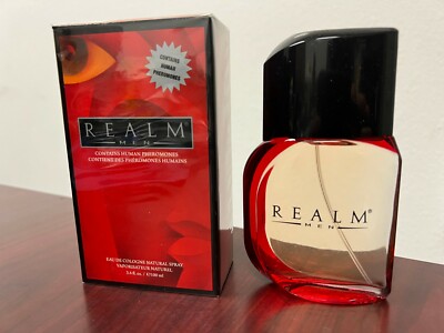 REALM MEN by FIVE STAR CONTAIN HUMAN PHEROMONES 3.4 oz/ 100 ML EDC