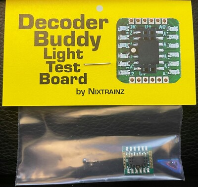 NixTrainz | Decoder Buddy Light Test Board | Squeaky's Trains | Brand New