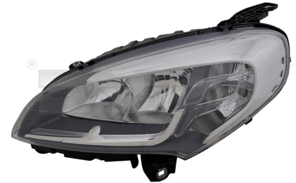 Phare avant gauche Fiat Doblo II 2014 2015 2016 motorisé optique H7 W21W