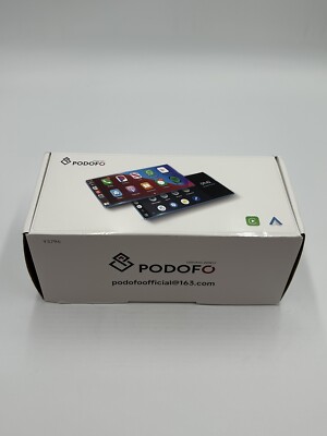 Podofo 10.26'' Touchscreen Wireless Apple Carplay Portable Car Stereo Android