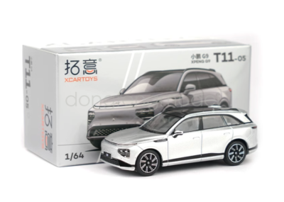 XCARTOYS 1:64 Silver Xpeng G9 EV Electric Vehicle SUV Car Model