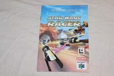 Vintage OEM Nintendo 64 N64 Star Wars Episode 1 Racer Instruction Manual ONLY