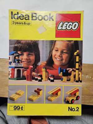 Vintage LEGO Idea Book No. 2 Building Instructions Booklet 1977