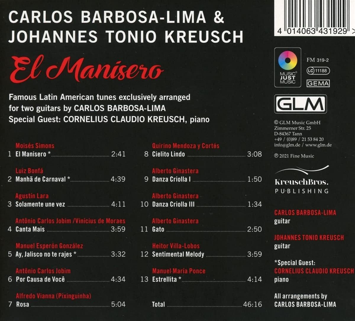 Thumbnail - Barbosa-lima,carlos El Manisero (cd)