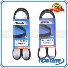 EPDM Serpentine Belt for 1998-2002 Honda Accord 2.3L ALT/AC/PS 4PK1065 6PK1105