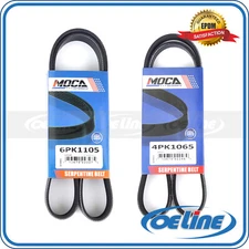 EPDM Serpentine Belt for 1998-2002 Honda Accord 2.3L ALT/AC/PS 4PK1065 6PK1105