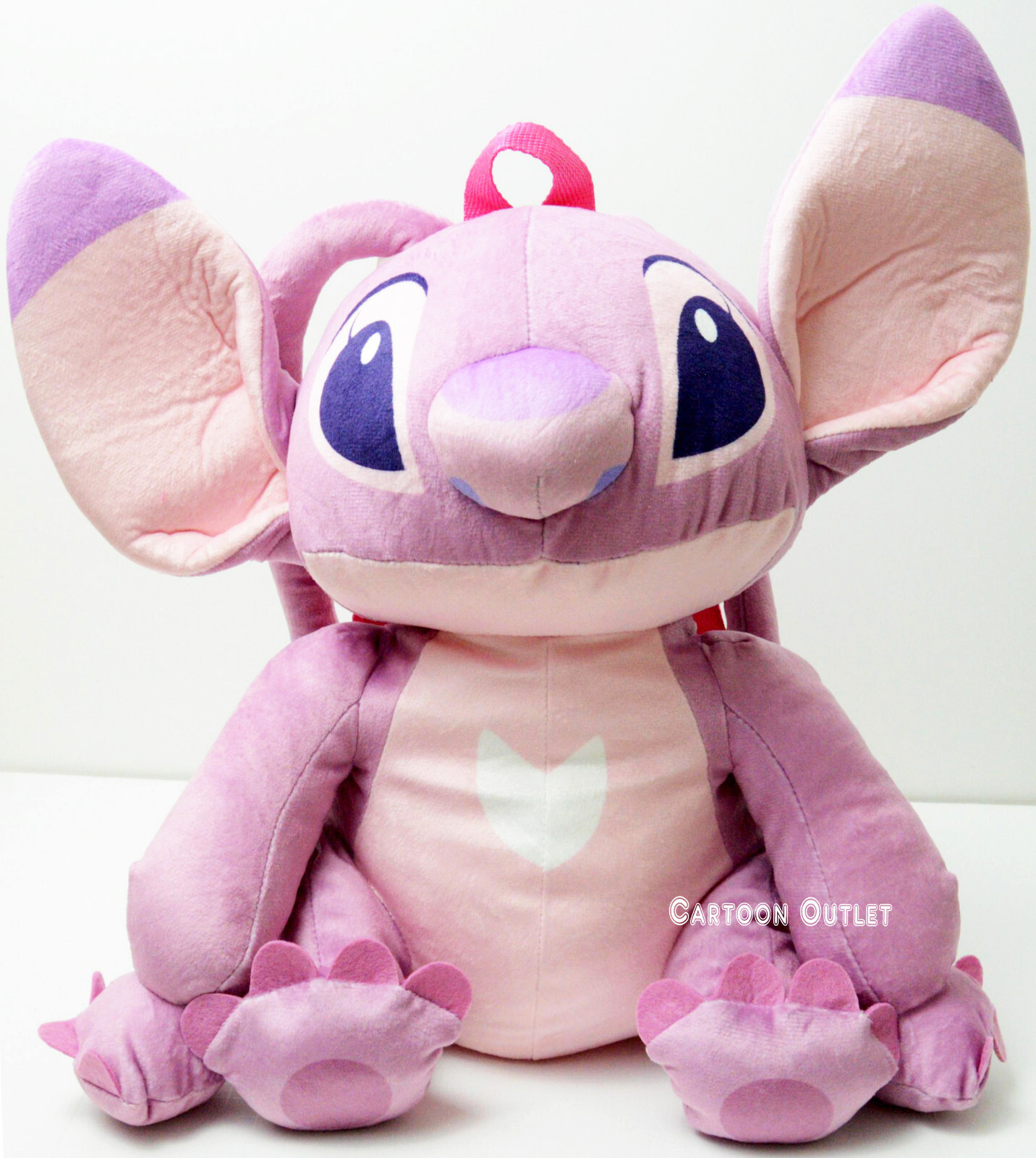 Disney Lilo & Stitch Angel Plush Backpack 15" Soft Girls Trending Plush Doll image 6