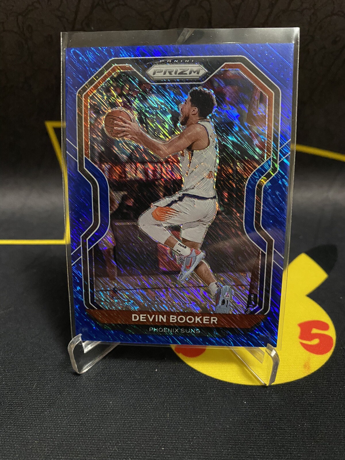 DEVIN BOOKER 2020-21 PANINI PRIZM #125 BLUE SHIMMER PRIZM 08/35