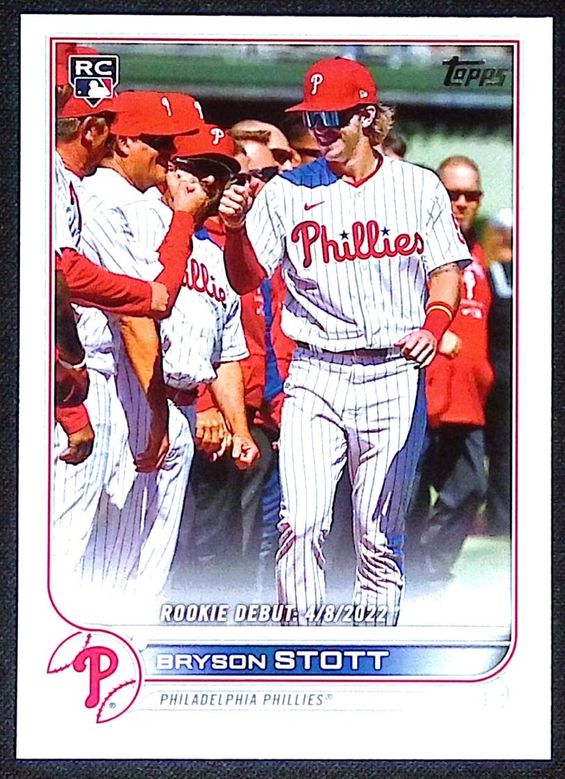 Bryson Stott - 2022 Topps Update #US255 Rookie Debut - RC - Phillies