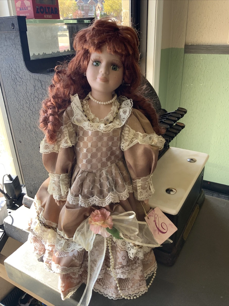 Crimson Collection Fine Porcelain Doll J.A. Designs 80243 eBay