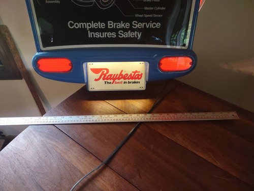 VINTAGE RAYBESTOS BRAKE ADVERTISING STORE DISPLAY - Picture 8 of 16