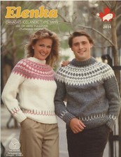 White Buffalo Elenka Knitting Pattern 2014 His & Hers Icelandic Pullover 32"-46"
