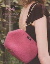 Noni Knitting Felting Pattern 128 The Vintage Bag in Two Sizes - Pattern Only