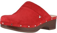 New Cherry Women s Vionic with Orthaheel Technology Day Kacie Mules Clogs US-7M