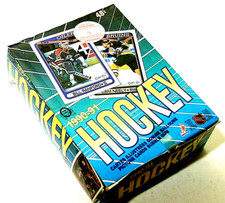 1990 OPC O PEE CHEE Hockey card unopened wax box of 36 packs Turgeon bottom