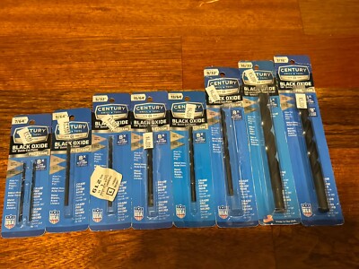 Century Drill & Tool Pro Grade Black Oxide  Drill Bits 1 Set