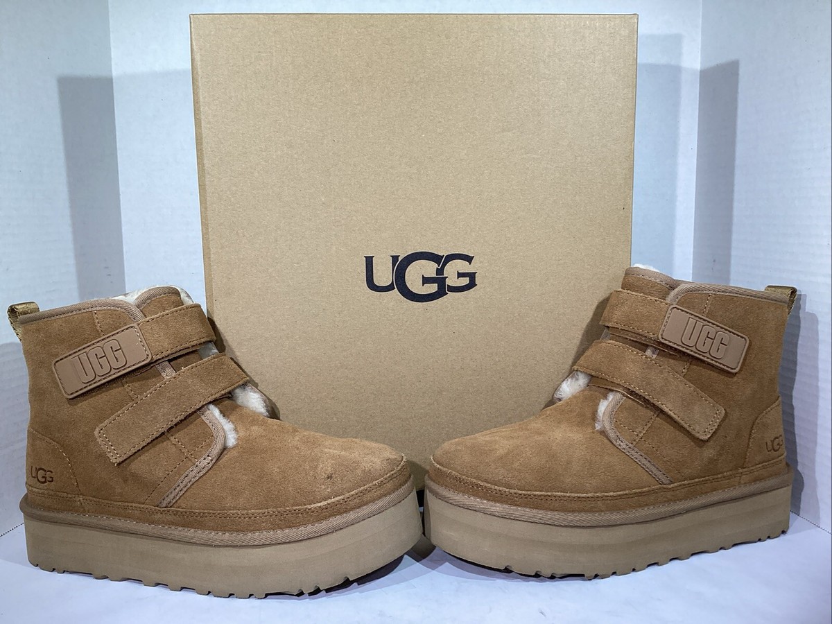 UGG Women's Size 5 EU 37 Chestnut Neumel Platform Lined Winter