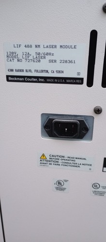 Beckman Coulter 488nm Laser Module - LIF 488 NM - Picture 4 of 6