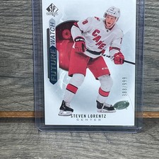 Upper Deck Carolina Hurricanes Card Steven Lorentz /999 White Future Watch